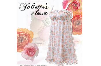 ジュリエットクローゼット/Juliettes closet Pretty Roseシリーズ カップつきワンピース